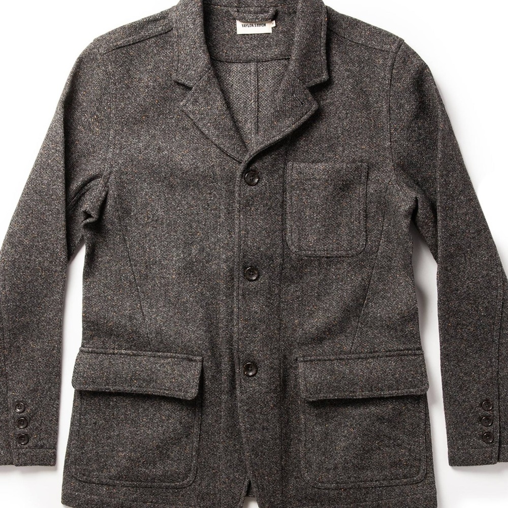 Taylor Stitch The Gibson Jacket
in Charcoal Birdseye Wool